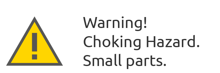 Warning! Choking Hazard. Small parts.